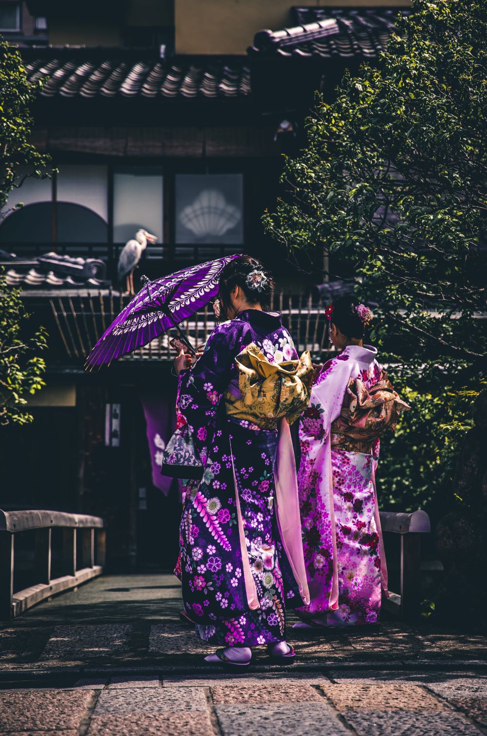 Japanese themed party outfits kimono